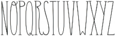 Carlino Serif Regular otf (400) Font UPPERCASE