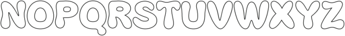 Carlise Outline otf (400) Font UPPERCASE