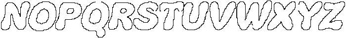 Carlise Pixel Outline otf (400) Font UPPERCASE