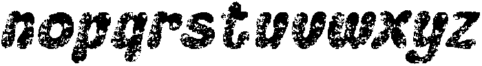 Carlise Stamp Italic otf (400) Font LOWERCASE