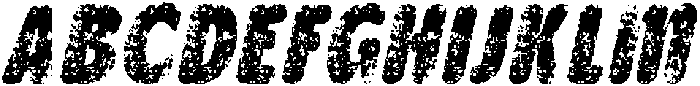 Carlone Rounded Stamp Italic otf (400) Font UPPERCASE
