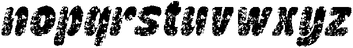 Carlone Rounded Stamp Italic otf (400) Font LOWERCASE