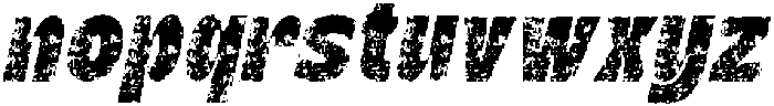 Carlone Stamp Italic otf (400) Font LOWERCASE