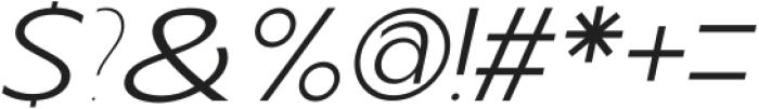 Carltine Light Italic otf (300) Font OTHER CHARS