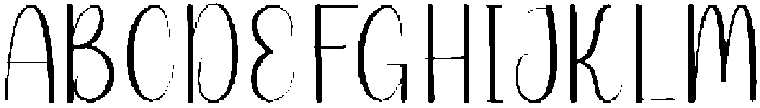 Carmila Regular otf (400) Font UPPERCASE
