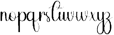 Carmila Regular otf (400) Font LOWERCASE