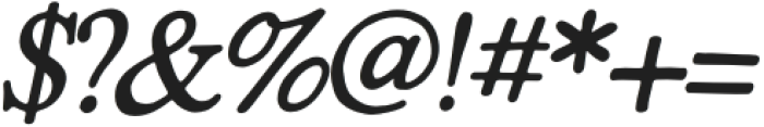 Carmine Raysford Italic otf (400) Font OTHER CHARS