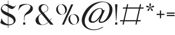 Carmine Regular otf (400) Font OTHER CHARS