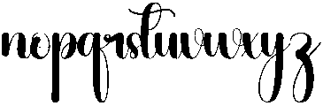 Carnival Regular otf (400) Font LOWERCASE