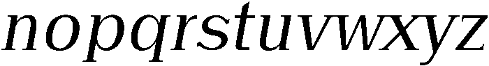 Carolina Regular otf (400) Font LOWERCASE