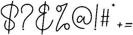Carolina Regular otf (400) Font OTHER CHARS
