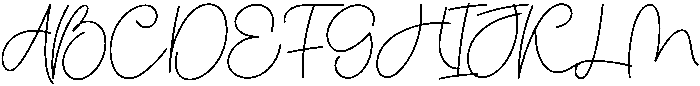 Carolina Regular otf (400) Font UPPERCASE
