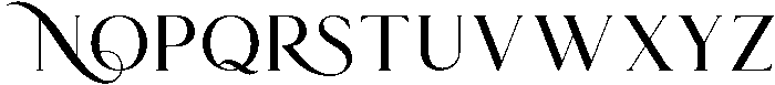 Carolina Regular otf (400) Font UPPERCASE