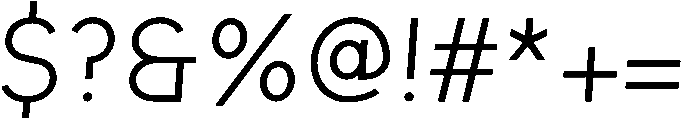 Carolina otf (400) Font OTHER CHARS