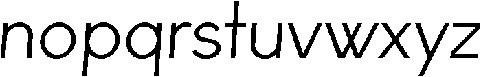 Carolina otf (400) Font LOWERCASE