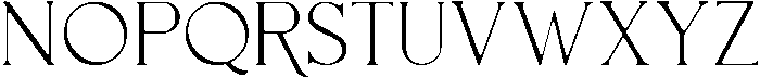 Caroline otf (400) Font UPPERCASE