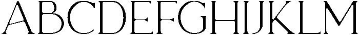 Caroline otf (400) Font UPPERCASE