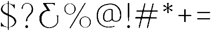 Caroline otf (400) Font OTHER CHARS