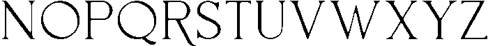 Caroline otf (400) Font LOWERCASE