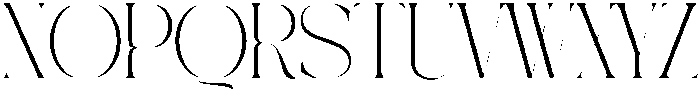 Caroline otf (400) Font UPPERCASE