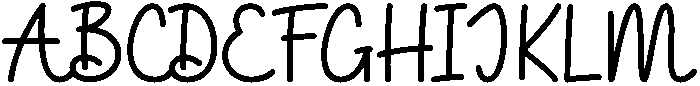 Caroline otf (400) Font UPPERCASE