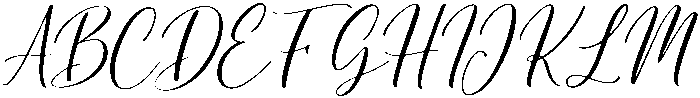 Caroline otf (400) Font UPPERCASE