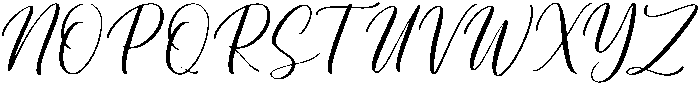 Caroline otf (400) Font UPPERCASE