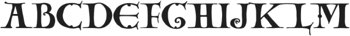 Carolingian Majuscul Regular otf (400) Font UPPERCASE