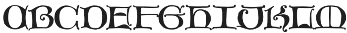 Carolingian Minuscul Regular otf (400) Font UPPERCASE