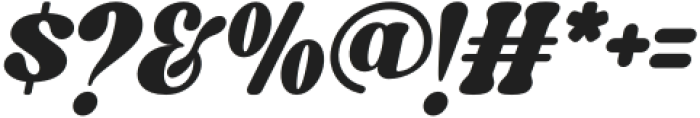 Caromy Black Italic otf (900) Font OTHER CHARS