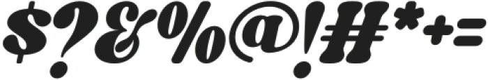 Caromy Extra Black Italic otf (900) Font OTHER CHARS