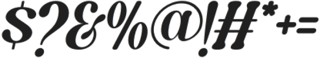 Caromy Italic otf (400) Font OTHER CHARS