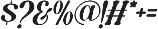 Caromy Light Italic otf (300) Font OTHER CHARS