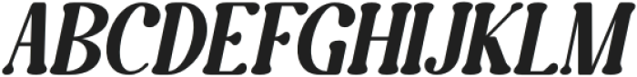 Caromy Light Italic otf (300) Font UPPERCASE