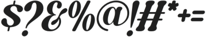 Caromy Medium Italic otf (500) Font OTHER CHARS