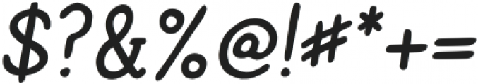 Caroni Avenue Bold Italic otf (700) Font OTHER CHARS