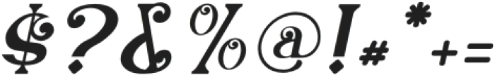 Caroolyn-Italic otf (400) Font OTHER CHARS