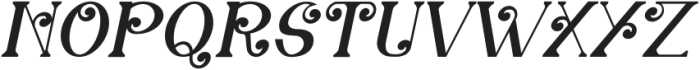 Caroolyn-Italic otf (400) Font UPPERCASE