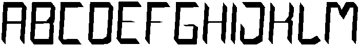 Carousel Regular otf (400) Font UPPERCASE