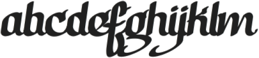 Carribean italic Italic ttf (400) Font LOWERCASE