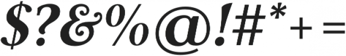 Carrig Pro Bold Italic otf (700) Font OTHER CHARS