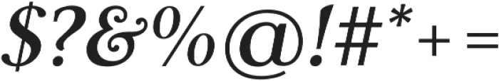 Carrig Pro Medium Italic otf (500) Font OTHER CHARS