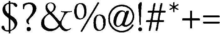 Carrig Refined Roman otf (400) Font OTHER CHARS