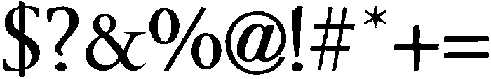 Carrig Rough otf (700) Font OTHER CHARS