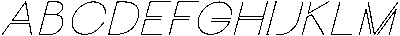 Carrinady Thin otf (100) Font UPPERCASE