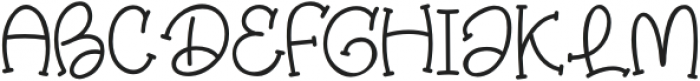 Carrot and Strawberry otf (400) Font UPPERCASE