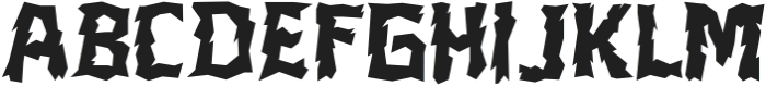Carrow Regular otf (400) Font UPPERCASE