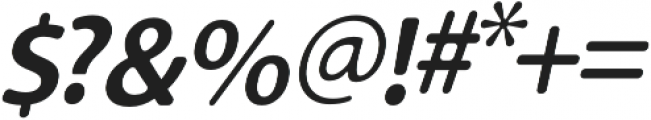 Carson Medium Italic otf (500) Font OTHER CHARS