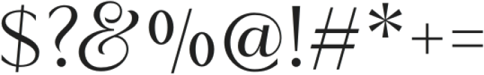 Carson Sans Regular otf (400) Font OTHER CHARS