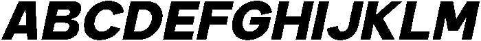 Carteny Black Italic otf (900) Font UPPERCASE